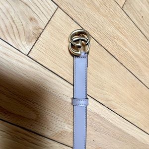 Dusty Rose Gucci Belt - size 90